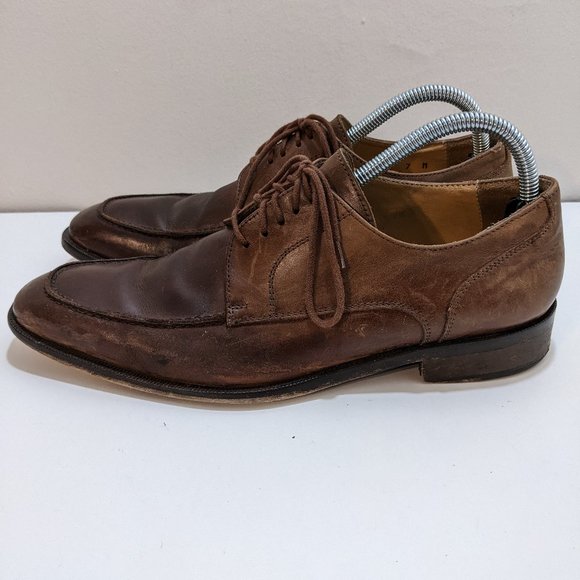Cuoio Mens Dress Shoes Size 7 Vintage Made in Italy Saks Fifth Avenue - Picture 1 of 11